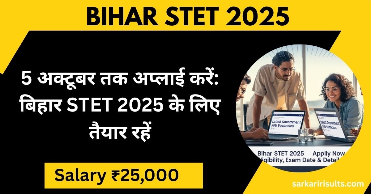 Bihar STET 2025