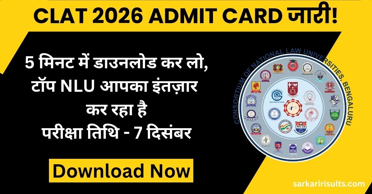 CLAT Admit Card 2026