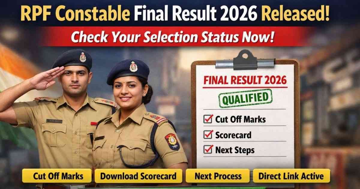RPF Constable Final Result 2026