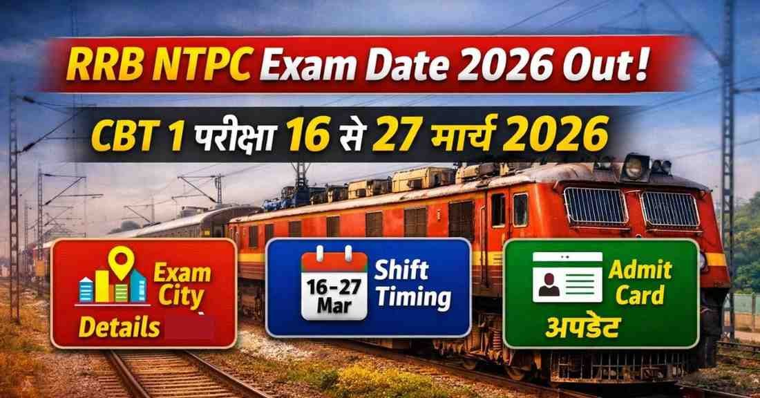 RRB NTPC Exam Date 2026