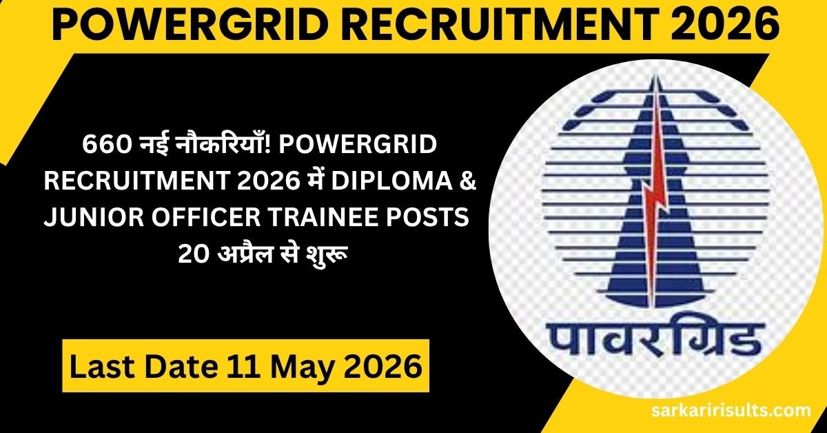 POWERGRID Recruitment 2026