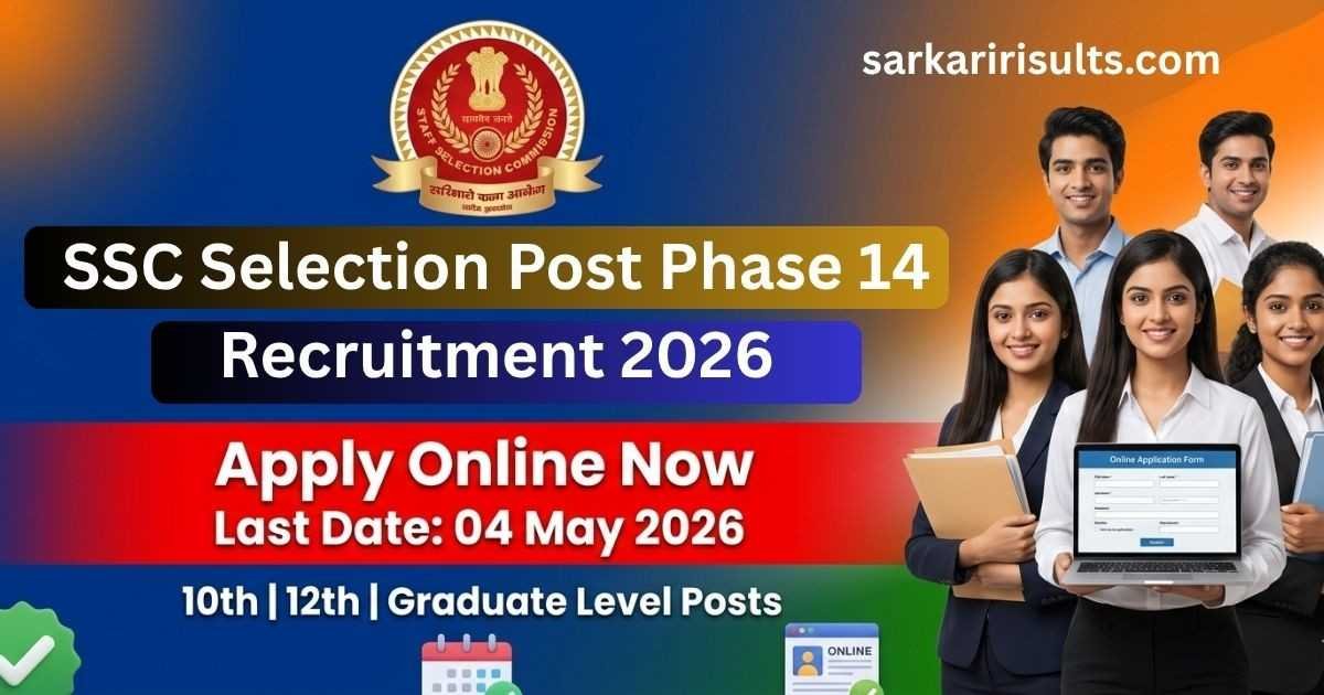 SSC-Selection-Post-Phase-14-2026-3003-Vacancies-Apply-Online