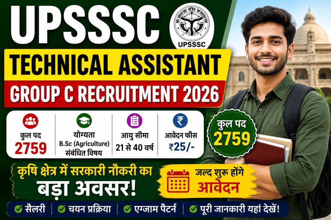 UPSSSC Technical Assistant Group C Eligibility