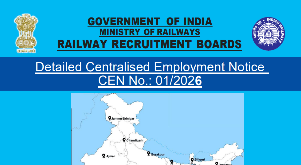 Official Notifiation RRB ALP Bharti 2026