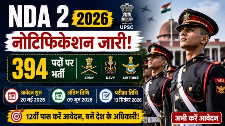 Nda 2 recruitment 2026 apply online