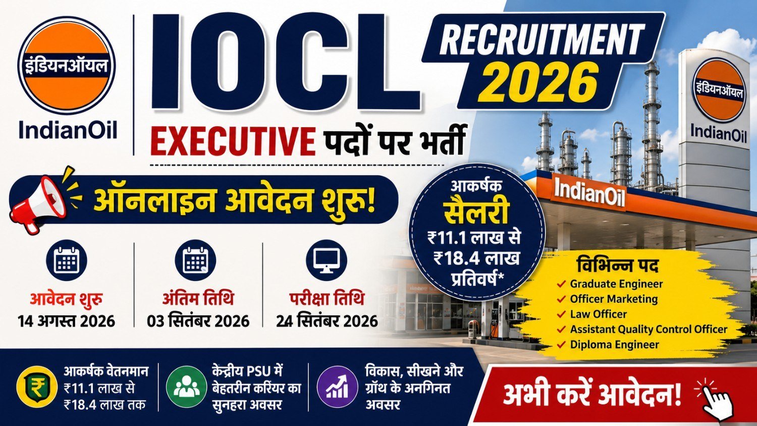 IOCL Executive Recruitment 2026