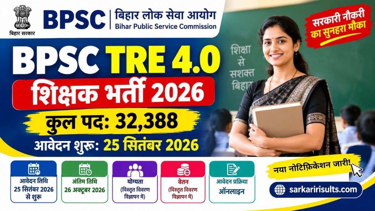 BPSC 4.0 Form Fill UP Date 2026